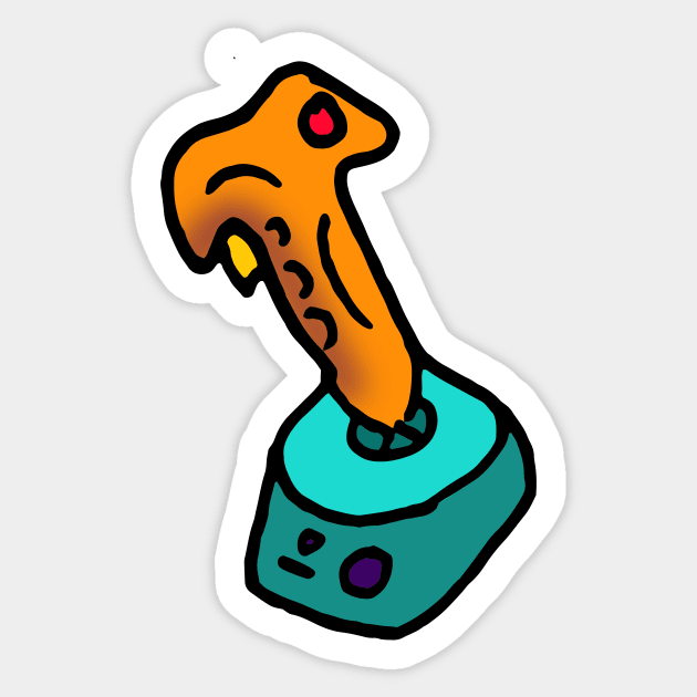 Joystick Cartoon Sticker by VANDERVISUALS